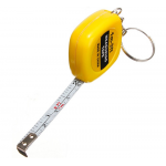HR0480 1M Measuring Tape Keychain Key Ring Chain Retractable Ruler